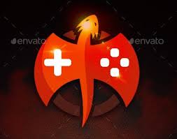 Su logo de videojuegos refleja la identidad de su equipo. Logotipo Con Dragon Para Actividades Relacionadas Con Los Videojuegos
