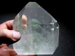 Quartz Crystal With Green Chlorite Natural Quartz Crystal Quartz Crystal Rock Crystal