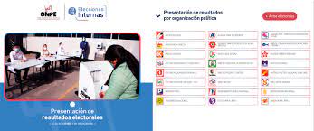 Horario de votación de elecciones perú 2021. Onpe Concluye El Computo De Resultados De Las Elecciones Internas Partidarias