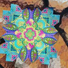 Lucy floral pattern paper 10 pack. Lucy Boston In The Tropics Number 15 Lucyboston Alewivesfabrics Patchworkofthecrosses English Paper Piecing Quilts Kaleidoscope Quilt Colorful Quilts