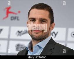 09 October 2023, Hesse, Frankfurt/Main: Steffen Merkel (r) and Marc Lenz,  the two managing directors of DFL GmbH, leave the podium following the  press conference