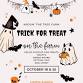  Trick for Treat on the Farm  - October 25 event image