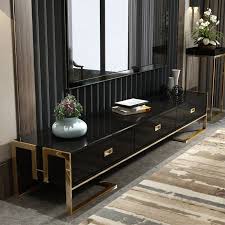 Black And Gold Tv Stand Pin On Black And Gold Living Room