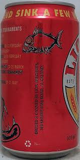lion red beer 355ml hook, line and sink