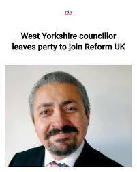 The councillor said he shared Reform's belief that "local people should be  listened to, not managed from above”