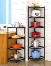 Shop stainless steel shelves and other stainless steel case pieces and storage cabinets from top sellers around the world at 1stdibs. Buy 6 Tier Kitchen Pot Rack Cookware Stand Storage Organizer Multi Layer Corner Shelf Stand Stainless Steel Shelves For Kitchen Online In Ukraine B08z7k5rwd