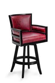 Modern bar stools for your living room. Buy Darafeev S Metra Upholstered Wood Swivel Stool Free Shipping