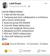 Kimkimcouple 95l On Twitter Kpop Prediction 2k19 Predictions Vsoo Kimtaehyung Kimjisoo Chickliens