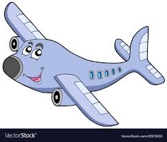Cartoon Airplane Royalty Free Vector Image Vectorstock Cartoon Airplane Cartoon Airplane Vector