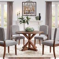 Find many great new & used options and get the best deals for rowyn wood extendable dining table set by inspire q artisan brown table only at the best online prices at ebay! Buy Inspire Q Kitchen Dining Room Sets Online At Overstock Our Best Dining Room Bar Furniture Deals