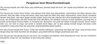 Maybe you would like to learn more about one of these? Lap Kringet On Twitter 19 Inti Dari Syahadat Pengakuan Iman Nicea Yg Diciptakan Oleh Kalangan Imam Paroki Adalah 1 Percaya Kepada Satu Allah Yang Maha Kuasa Pencipta Langit Dan Bumi 2