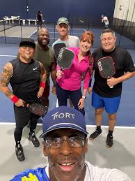 Pickleball games at Dixson club