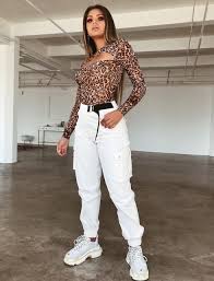 Black And White Pants Womens Aliyah Cargo Pant White Pants Outfit Casual Cargo Pants Outfit White Cargo Pants