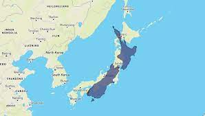 You can see the game maps and their features in this page. New Zealand Superimposed On Japan Simon Shows You Maps Facebook