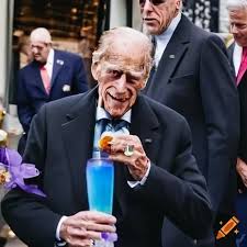 Prince Philip and Joe Biden enjoying a ...