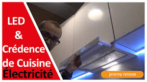 Poser Un Ruban Led Sur Une Credence De Cuisine Youtube