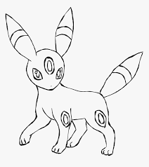 Umbreon coloring pages are a fun way for kids of all ages to develop creativity, focus, motor skills and color recognition. Pokemon Umbreon Coloring Pages Umbreon Black And White Hd Png Download Kindpng