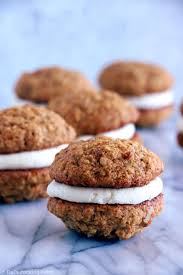Sandwich Cookies Facon Carrot Cake Del S Cooking Twist Recette Biscuits Aux Carottes Cookies Recette Cookies Et Biscuits