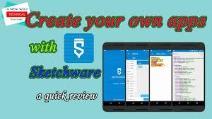Sketchware #telugu #tutorials #firstapp how to build hello world app in sketch ware this video shows how to create a simple flash light app for android devices in sketchware. Create Your Own Apps Sketchware A Quick View Youtube