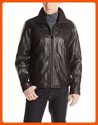 Calvin Klein Men S Leather Open Bottom Jacket Black Small Mens World Amazon Partner Link Leather Jackets Online Men S Leather Jacket Leather Jacket