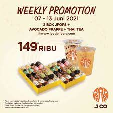 Promo J Co 7 13 Juni 2021 Harga Rp 149 000 Dapat 2 Boks