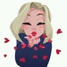sending some love pop art comic kiss pictures art