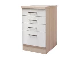 Töpfen und pfannen sowie einer innenschublade für kochbesteck. Kuchen Unterschrank Florenz 1 Auszug 3 Schubladen 50 Cm Breit Perlmutt Weiss Moebel Guenstig De