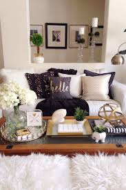 Here I Ve Chosen Gold As My Accent Color This Style Of Decorating Can Be Easy On Your Budget Too Since Your Color Accen Fall Living Room Decor Home Decor Home