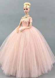 11 4 Farbe Fur Frauen Madchen Geburtstag Geschenk Handgemachte Spitze Barbie Puppe Hochzeit Bubble Kleid Nacht Pa Barbie Wedding Dress Barbie Gowns Doll Dress