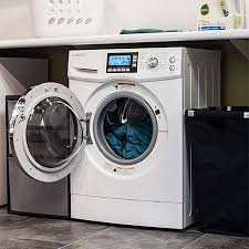 The tumble dryer is stacked on top of the washer. Washer Dryer Combos The Key To Avoiding The Landromat