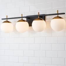 Harmony Globes Vanity Light 4 Light In 2021 Vanity Lighting Vintage Bathroom Lighting Vanity Light Bar