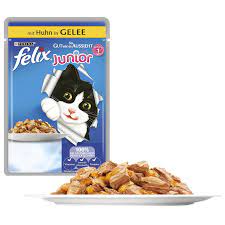 felix junior tavuk etli pouch konserve yavru kedi mamasi 100 gr