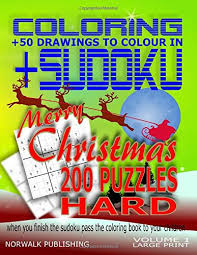 Currently more than 61 000 drawings. Coloring Sudoku Amazing Double Book 200 Hard Sudoku And 50 Drawings To Colour In When You Finish Sudoku You Can Pass The Book To Your Children Publishing Norwalk 9781676794332 Amazon Com Books