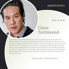 Leonard Wu! Thank you for your testimonial! Lots of exciting things coming  up for him.. he in the lookout folks!