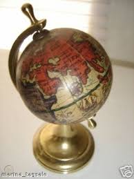 4.3 out of 5 stars 61. Vintage World Globe Mod Dep Italy Brass Stand 23776821