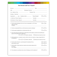 Chart Audit Tools For Hospitals Nursing Documentation