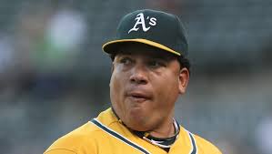 Colon arrives to A's camp, doesn't address media