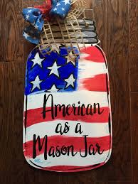 Unfinished Mason Jar Door Hanger Diy Blank Wood Cut Out Ready To Paint Fall Summer Christmas Custom Dt2101 They're not just for picklers and weddings anymore. unfinished mason jar door hanger