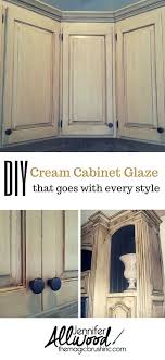 Once the lacquer dries, tape along the edges of the backs of the cabinet doors and drawers to protect those areas from glaze and ensure clean lines. My Most Popular Painted Cabinet Finish A Gorgeous Cream Cabinet With A Chocolate Glaze Cheap Kitchen Remodel Diy Diy Kitchen Remodel Cheap Kitchen Remodel