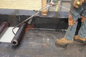 Two ply rubber roof installed over old and a new roof. Guide To Torch Down Roofing Materials Components Membranes Iko