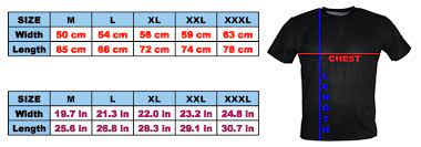 1 cm = 0.39370079 inches, to convert cm to inches, divide by 2.54. Size Guide T Shirts With All Kind Of Auto Moto Cartoons And Music Themes