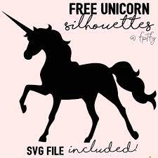 Free Free 216 Baby Unicorn Silhouette Svg SVG PNG EPS DXF File