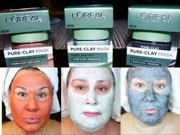 Loreal Pure Clay Masks