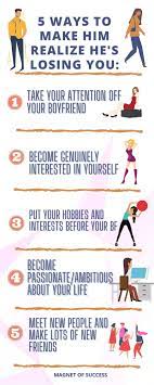 Are you being taken for granted by your man, and want to make him realize he's losing you? He Has To Lose You To Realize Your Worth Magnet Of Success