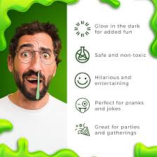 Laughing Smith Mocos falsos, juguetes de broma y recuerdos de fiesta,  divertidos regalos de broma para niños, trucos y bromas de mocos que  brillan en la oscuridad para niños y niñas : Juguetes y Juegos