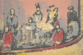 Sold at Auction: Mildred Dillon, Mildred Murphy Dillon, (American, b.  1907), Proscenium Box, Woodcut, 13 1/2" x 8 1/2" (image)