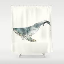 Humpback Whale Shower Curtain By Amy Hamilton Society6 Whale Shower Curtain Shower Curtain Whale Bathroom