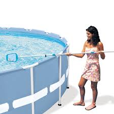 Saunen Schwimmbecken Intex Easy Set Pool Reinigungset Reiniger Bodensauger Kescher Teleskopstange Heimwerker Hsdsonline Com