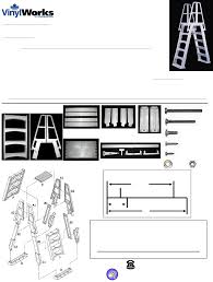 If your household has children, it is always better to have a ladder installed so they can enter and exit the pool safely. Https Www Manualshelf Com Manual Vinyl Works Ne120t Instructions Assembly English Html