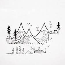 This simple video demonstrates repetitive techniques for drawing landscapes using graphite powder. Landscape Drawing Cool
